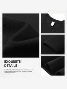 Men T-Shirts - Black - View 4