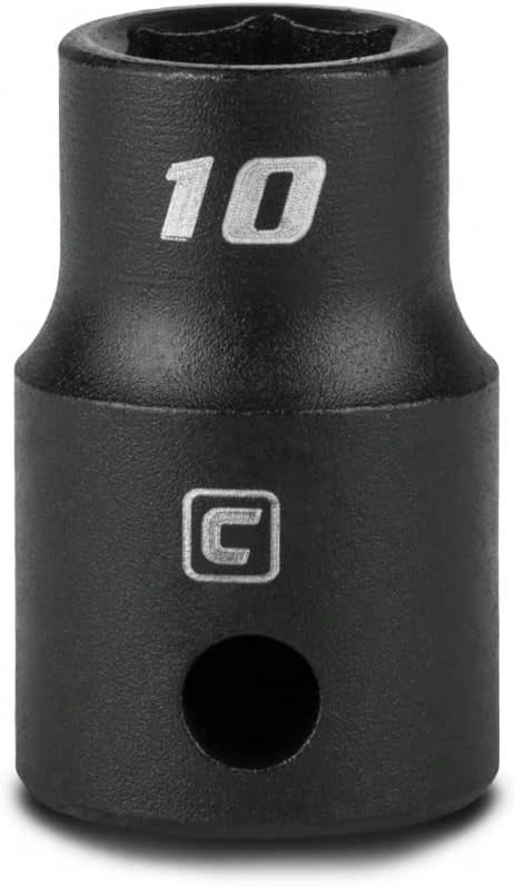 Capri Tools 10 Mm Shallow Impact Socket, 3/8-Inch Drive, 6-Point, Metric - ColorF - View 1