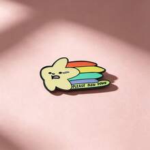 PLEASE SLOW DOWN Enamel Pin Fashion Decorative Badge Ornaments Lapel Bag Badges Gifts - Multicolor - View 7