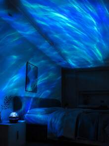 LED Aurora Projector, RGB Night Light, LED Bedroom Projector Lamp With Multi-Color Remote Control, Suitable For Room Decoration, Christmas, Valentine's Day, Camping, Wedding - Northern Lights Projector - View 8