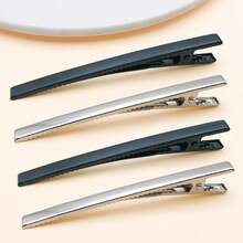 5 Stücke 8x60mm 8x80mm flache Metall-Haarspangen-Clips mit einzelner Zange, Schmuckbasis für DIY-Haarspangen, Schmuckherstellungszubehör - Verschiedenfarbig - Übersicht 11