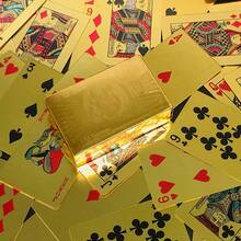 2pcs/Set Gold/Silver Playing Cards - Thickened Hard Structure - Suitable For All Ages, Double-Sided Non-Slip Texture Design, Applicable For Various Occasions - New Year, Beer Festival, April Fool's Day Playing Cards - Multicolor - View 6