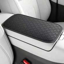 1pc PU Leather Embossed Extended Car Center Console Protector Pad, Car Armrest Cushion, Dual Storage Pockets/No Storage Pockets Optional, Wear-Resistant Anti-Slip All-Season Universal, Easy Installation, 34cmx21cm, Car Interior Accessories - Multicolor - View 17