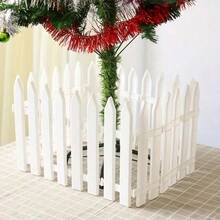 10/20pcs Connectable Pointed Stake Small Fence - Durable And Easy To Maintain, Suitable For Flower Beds, Vegetable Gardens, Lawns, Flower Boxes, Christmas Tree Decoration | Snap-Together Design For Indoor/Outdoor Home Use, Effectively Prevents Soil Erosion From Rain And Blocks Pets/Small Animals From Trampling Vegetables - A - View 8