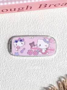 SANRIO 2026 新款卡通 Hello Kitty 可愛貓咪背膠化妝鏡手機支架鏡 可折疊 橫向/縱向雙用鏡 輕巧便攜 女生必備 - 彩色 - 查看 13