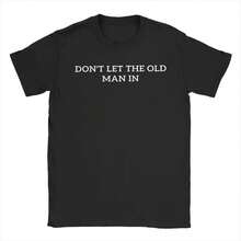 Lass den alten Mann in Baumwoll--Shirt füränner nicht im – Sommer Vintage-Shirts, bequeme Neuheits--Shirts, übergroße Großhandelskleidung. JXPI - Schwarz - Übersicht 1