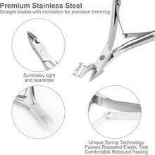 Stainless Steel Manicure Pedicure Set Cuticle Trimmer Pusher Nail File Buffer Brush Professional Foot Nail Care Tools Kit 1/5/10 Pack - Multicolor - View 11