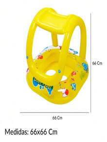 Boia Inflável Infantil Bebê Brinquedo Piscina Assento - Preto - Visão 2