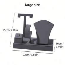 This High-End Luxury Jewelry Display Stand Is Specially Designed For High-End Counters. Featuring A 4-Tier Design, It Can Display And Store Earrings, Rings, Bracelets/Watches And Necklaces, Suitable For Large Jewelry Collections, With Excellent Photo Effects, Perfect For Product Photography. - Multicolor - View 21