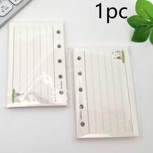 1pc 5-Hole M5 A8 Loose-Leaf Paper/Notebook Refill, 50 Sheets/Pack, Suitable For Notebook Recording, Travel Notebook, Blank Grid To-Do List Notebook Pages, Planner Refill, Ideal Gift For Back To School Season - one-size - View 15