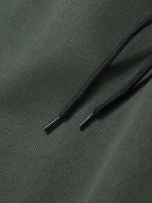 Men's Spring/Autumn Loose Cargo Pants, Brand Multi-Pocket Durable Style, Tapered Leg, Effortlessly Create Daily - Army Green - View 6
