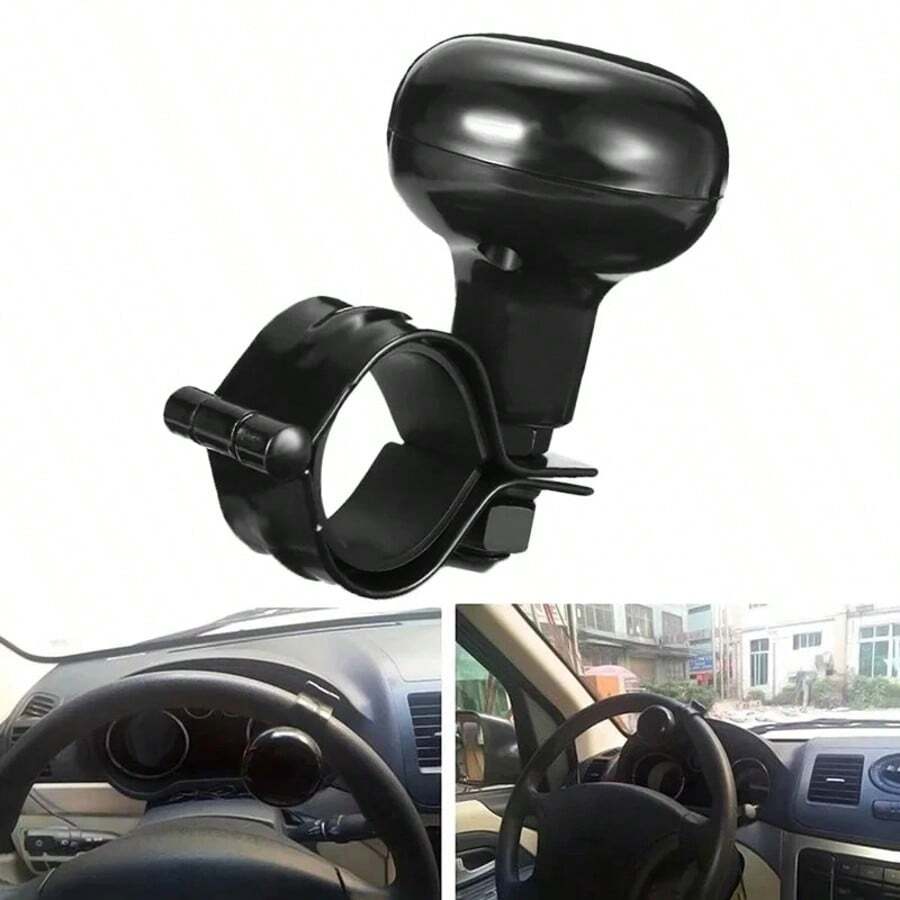 1件通用汽車防滑方向盤套旋轉轉向輔助球 助力握把 保護輔助球 - A - 查看 1