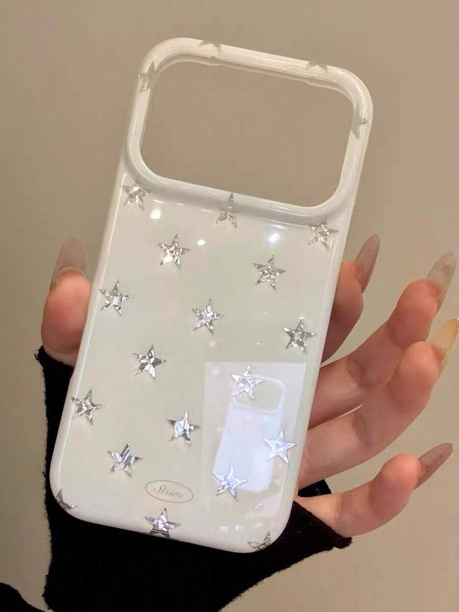 Casing Ponsel Jelly Lembut Aurora Warna Permen Bintang Lucu Y2K Kompatibel Dengan iPhone 17 Pro Max 17 Pro 17 16 Pro Max 16 Pro 16 15 Pro Max 15 Pro 15 14 Pro Max 14 Pro 14 13 Pro Max 13 Pro 13 12 Pro Max 12 Pro 11 Casing Lembut Mengkilap Hadiah - Putih - View 1