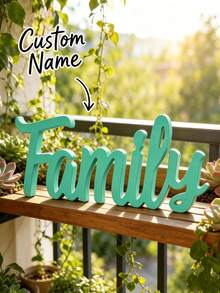 Personalized Desktop Name Decoration - Customized Text And Name, Create Your Exclusive Ornament, Macaron Color Palette, Fashionable Decor, Perfect Gift For Holidays And Back To School Gift For Teachers - Multicolor - View 10