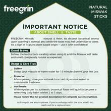 FREEGRIN 薄荷味木製口腔清潔棒，包裝便攜式木製口腔配件，適用於居家與旅行日常使用 - 綠色 - 查看 7