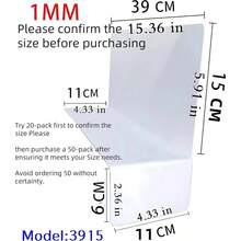 20個 20 * 12CM 1MM 図書館本ミニ棚仕切り、柔軟なラベルマーカーとステッカー、教室教師用品、クローゼットラックプラスチック仕切り、書き込み可能で再利用可能、本の種類を分類 - 39 * 15CM + 11 * 6CM 1MM + 20 - チェックする 3