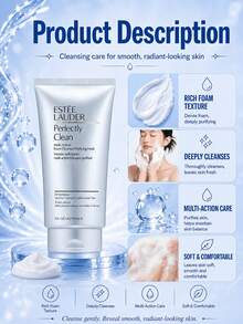 Estée Lauder 雅詩蘭黛 Light Blue 潔面乳 30ml 試用裝/150ml 正裝，溫和清潔、提亮膚色、滋養肌膚、舒緩面部泛紅，適合一般/混合性肌膚 - 雅詩蘭黛淺藍潔面乳 - 查看 8