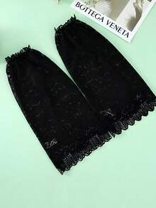 1 Pasang Pelindung Lengan Bermotif Bunga Renda, Pelindung Lengan Elegan Bernapas dari Nilon, Pelindung Lengan Gaya Wanita, Pelindung Lengan untuk Menutupi Bekas Luka, Aksesori Fesyen Musim Panas, Cocok untuk Aktivitas Luar Ruangan, Perjalanan, Mengemudi, Festival - Gaya Renda - View 9