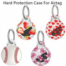 1 pezzo Compatibile con Airtag Localizzatore anti-smarrimento Custodia protettiva trasparente colorata con stampa carina, Design unico globale Custodia protettiva trasparente carina, Scatola protettiva trasparente in TPU carina, Custodia protettiva in TPU stile Ins con copertura completa, Impermeabile, Antipolvere, Anti-impronta, Anti-graffio, Anti-caduta, Protezione completa a 360°, Con portachiavi in lega, Alla moda e durevole, Più comodo da trasportare, Disponibile in più colori, Ottimo regalo - Multicolore - Visualizzare 2