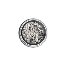 Flat-Bottomed Square Rhinestone Nail Art Accessories: Transparent Gold And Silver Square Flat Rhinestone Nail Decorations, Super Sparkly Nail Embellishments, Mini Rhinestones, Nail Art Designs Suitable For Women. Nail Charms - Multicolor - View 13