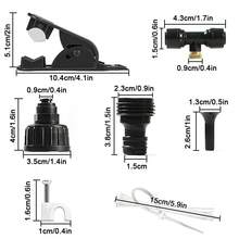 30 Meter / 98 Feet Outdoor Misting Cooling System With 30 Anti-Rust Brass Mist Spray Nozzles, Multi-Functional Water Mister Cooling Set, Ideal Summer Gear For Backyard, Garden, Greenhouse, Pool And Porch Leisure - A - View 11