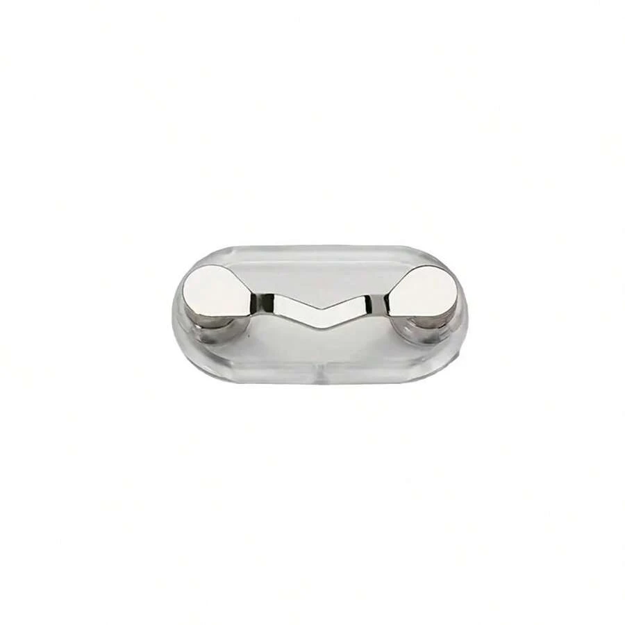 1pc Magnetic Glasses Holder, Men's Multi-Functional Magnetic Brooch, Creative Storage Accessory For Earphones And Glasses, Durable Earphone Clip Tool, Suitable For Kitchen, Bathroom, Outdoor, Living Room, Bedroom - Magnetic Eyeglass Holder - View 1