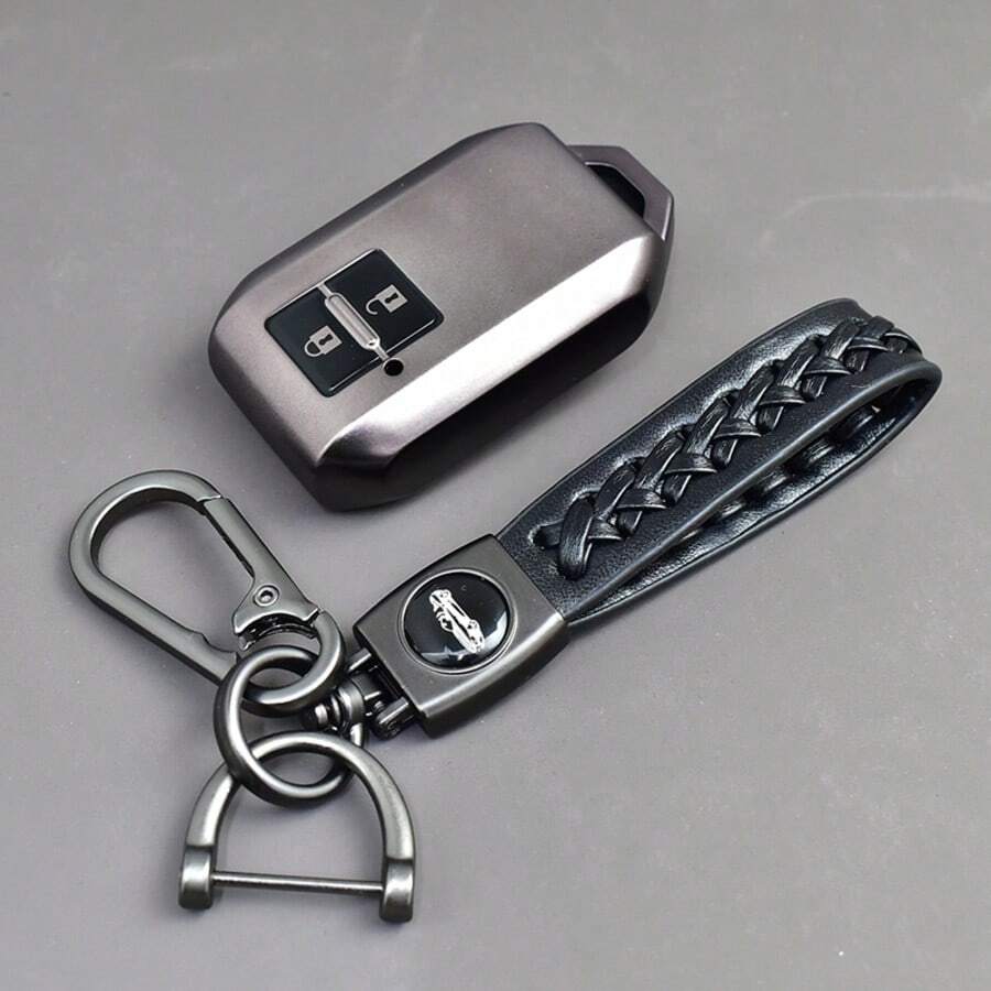 2-Button TPU Car Remote Key Shell Cover Compatible With Suzuki Ertiga Swift 2017 Wagon R Japanese Version Monopoly Type 3C Keychain Pendant Case - A - View 1