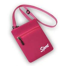 1pc Women's Mini Crossbody Phone Bag, Lightweight Sports Phone Pouch, Vertical Neck Hanging Portable Key Coin Purse - Multicolor - View 5
