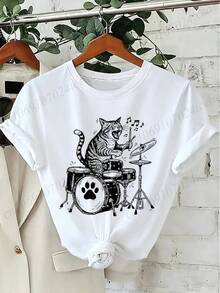 Women Outdoor Tees & Tanks - White - View 1