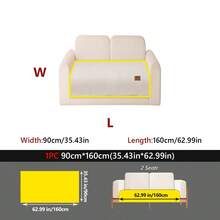 1pc Soft Cotton Velvet Sofa Cushion, Anti-Slip Sofa Protector - Multiple Styles - View 14