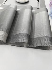 2/4/6件組多色簡約條紋編織PVC餐墊，可水洗，長方形桌墊，適用於居家與廚房裝飾 - 彩色 - 查看 8