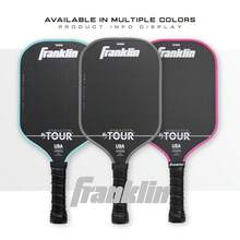 Franklin 皮克球拍 T700 碳纖維表面 USAPA 認證 增強抓地力與旋轉 16MM 聚丙烯蜂巢芯 適合初學者與進階球員 - 彩色 - 查看 1