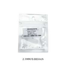 莫桑鑽小鑽碎石微鑲裝飾石 D色 VVS1淨度 - 白色 - 查看 28