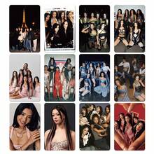 55pcs Southeast Asian Star Group KATSEYE Holographic Cards, K-POP Merchandise LOMO Photo Cards, Suitable For Decorating Photo Albums Or Room Photo Walls, Holiday Gifts, Celebrity Holographic Cards, Party Supplies, Celebrity Card Collection, Halloween And Christmas Gifts, Boxed High-Definition Celebrity Photo Cards, Collectibles, Small Gifts, Katseye Light Stick, Straykid, Photocard, K Pop, Katseye Photo Card - A - View 7