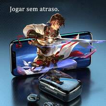 Fone De Ouvido m10 Sem Fio tws Fone De Ouvido Bluetooth Est Reo Com Pod Carregador Bluetooth 5.0 Fone Presente Premium - Visão 7
