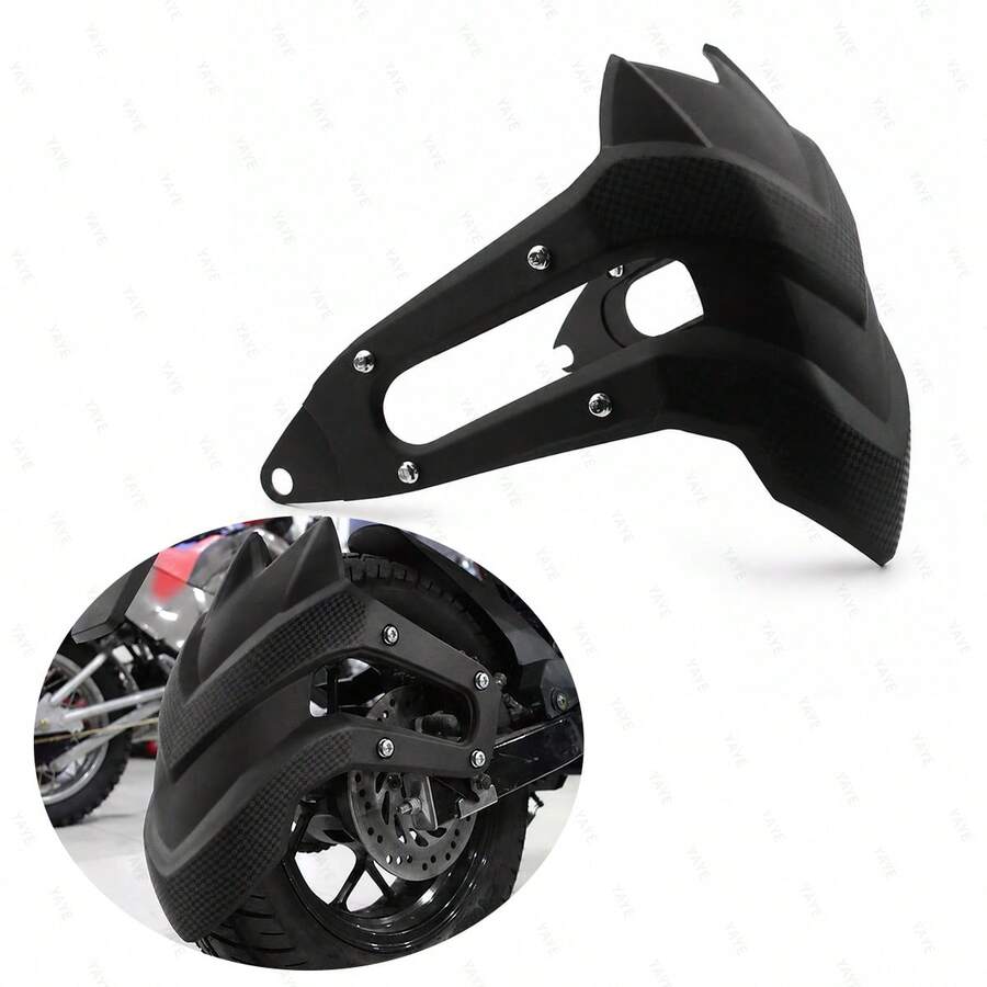 Motorcycle Rear Fender Wheel Cover Mudguard Bracket Splash Guard, Suitable For Square Flat Front Fork Tires, 14-18 Inch Hubs - Fender - View 1