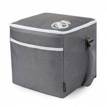 Real Madrid Foldable Lunch Bag 20 L (20000 Ml), 30x27.9x27.9 Cm, 600D Polyester, Thermal Cooler With Shoulder Strap, Zipper And Insulated Lining - Option 7 - View 1