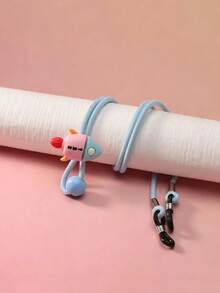 Children's Cartoon Glasses Strap Neck Chain Anti-Drop Elastic Band Fixed Chain Student Glasses Anti-Loss Chain - Multicolor - View 7