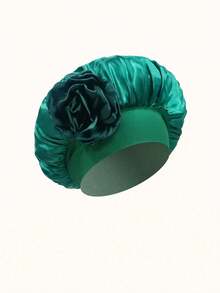 Silk Sleeping Cap For Women, Satin Night Cap Suitable For All Hair Types, - A - View 6