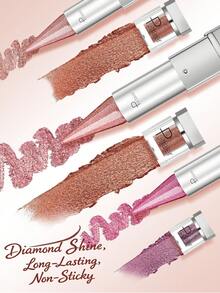 Pudaier Metal Pointed Lipstick & Glitter Sequins Set - Precise Lip Contouring, Smooth Application, Create Charming Lip Makeup, Suitable For Daily And Party Looks, Ideal Gift For Women - 21+709 - View 5