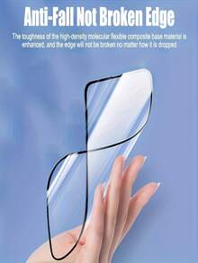 5pcs/Pack, Ceramic Screen Protector, High Definition Clear, Soft Material, Easy Installation, Bubble-Free Installation With Tools, Soft Ceramic High Definition Screen Film, Compatible With IPhone 17 Pro Max/17E/16 Pro Max/17 Pro/17/16/15/14/13/12/Mini/11 And Other Models - Clear - View 2