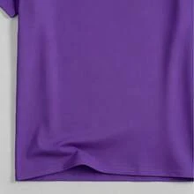 Men's "FK Around And Find Out" Graphic T-Shirt-Cotton Casual Tee With Skull & Stars Print, For Summer, Sports, Travel & Casual Attire Leisure Clothing - 紫色 - 查看 5