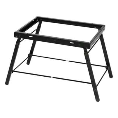 Mesa de campamento - Mesa al aire libre plegable Mesas de campamento resistentes a los óxido Soporte de utilidad plegable Estación de cocina al aire libre Camp Dining Stand Estante de escrit