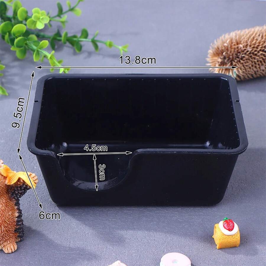 Cueva para reptiles, pequeña cueva para mascotas adecuada para insectos anfibios y artrópodes, suministros para hábitats, accesorios de terrario fáciles de limpiar. - Albaricoque - Ver 1