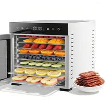 Dehydrator, Power 600 Watts, Drying Area 6.5 Square Feet, Temperature Range 95 - 165°F, Suitable For Household And Snack Processing Use - US A Type Plug(110-127V) - View 4