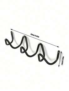 Creative Wave Design Metal Wall Hooks - Elegant Nordic-Style Coat And Hat Holders With Smooth Curved Shapes, Suitable For Home Organization, Hotel Decoration, And Fashion Store Displays, Multi-Function Hooks For Hanging Jackets, Hats, Bags, Umbrellas - Multicolor - View 15