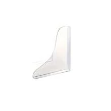 Transparent PVC Sink Splash Guard, Self-Adhesive Easy Installation, Elegant Design, Suitable For Bathtub And Washbasin - Transparent - View 9