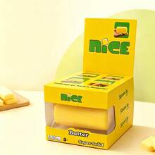 1pc,Cute Butter Bar Shaped Squishy Stick, SquishyStretchable Super Solid Moldable Decompression Toy, Portable Anti-Anxiety Hand Squeeze Fidget Toy For Classroom Office Reward Birthday Holiday Present - 彩色 - 查看 5