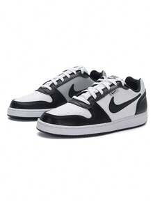 Men's 2026 New EBERNON Retro Black And White Color Block Low-Top Sneakers AQ1774-102 - Black and White - View 1