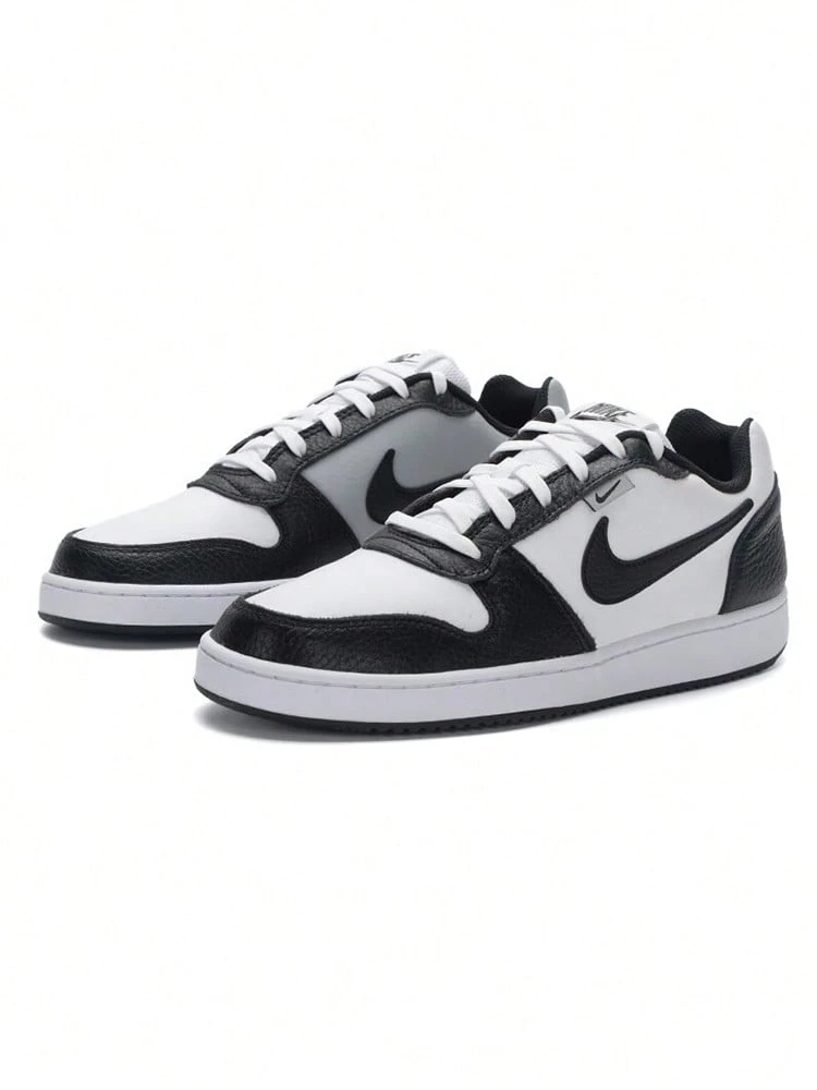 Men's 2026 New EBERNON Retro Black And White Color Block Low-Top Sneakers AQ1774-102 - Black and White - View 1